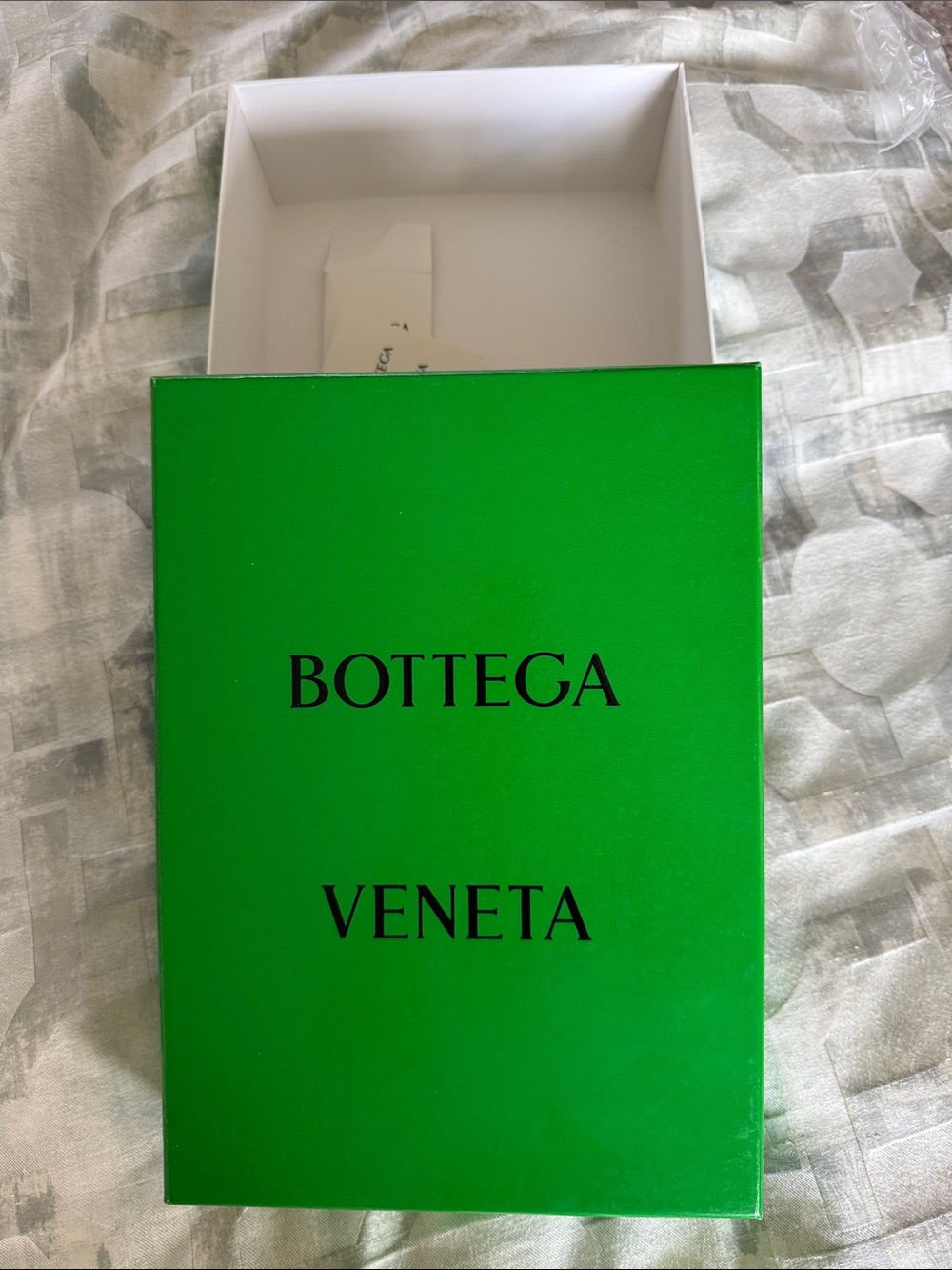 Bottega Veneta Green Gift Box with Black Logo